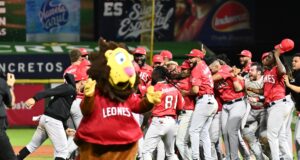 Leones del Escogido se coronan campeones: Junior Caminero define el título con un jonrón descomunal