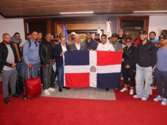 Leones del Escogido: reciben la bandera dominicana previo a salida a Serie del Caribe, Mexicali 2025