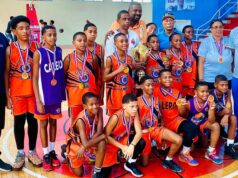 ALCALDE DÍO ASTACIO FELICITA AL CLUB CALERO, BICAMPEONES INVICTOS DEL MINI-BASKET 2025