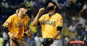 Las Águilas blanquean al Licey 3-0 y le propinan un total de 15 ponches a los Tigres